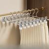 Adjustable Steel Clothes Hanger Bar Home Use Use Seamless JK Good Hanger For Drying And Storage Non-Slip Clothes Hanger Clip