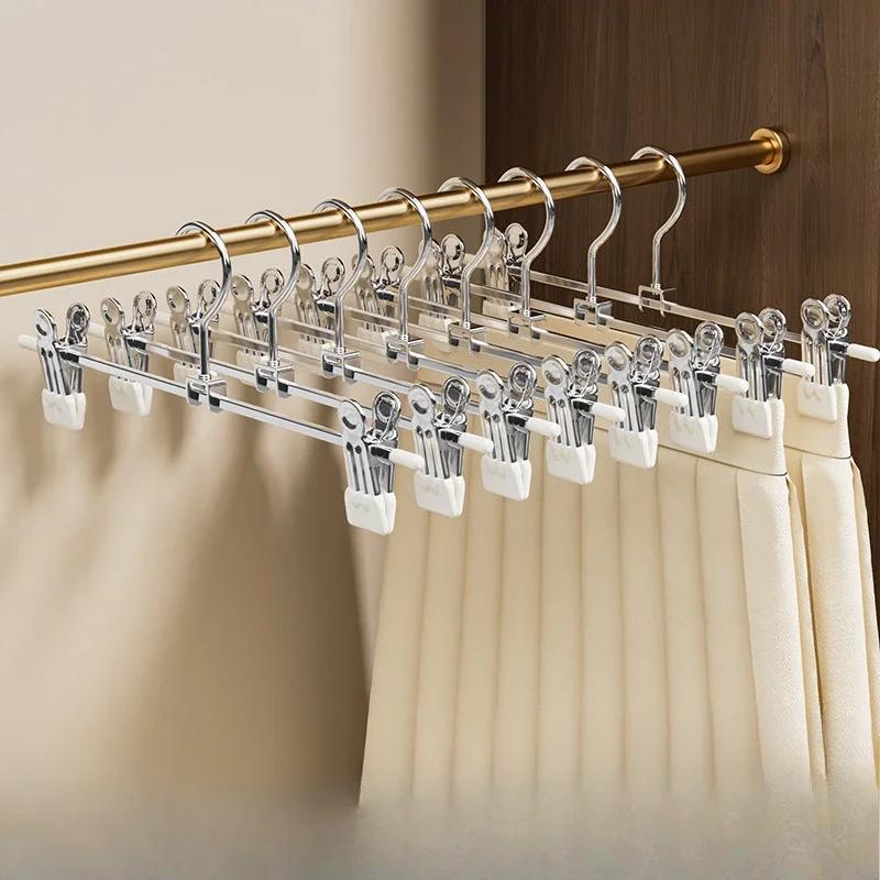 Регулируемая вешалка для одежды из нержавеющей стали для домашнего использования бесшовная вешалка JK для сушки и хранения нескользящая вешалка для одежды 7309₽