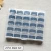 25/36 Colors Set Bobbin Thread Polyester Thread Spools Sewing Machine Bobbins With Storage Box For Embroidery Sewing Accessories