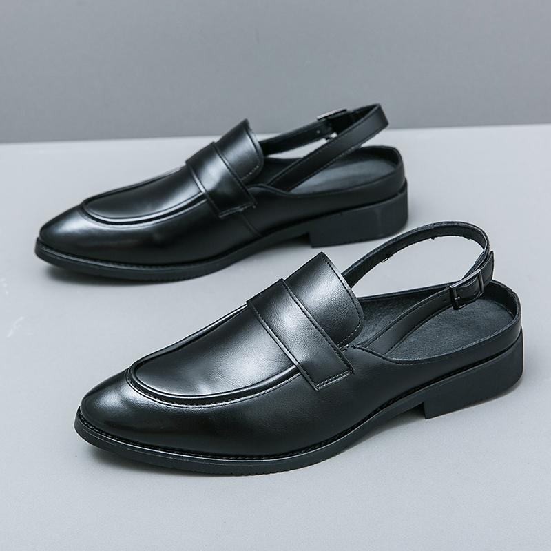 European American Fashion Sandals Men Lightweight Comfortable Hooded Sandals Men Outdoor Business Driving Travel Shoes 38-46