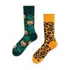 Creative Couple Style Cartoon Jacquard Mid-tube Socks - Trendy Personality AB Socks