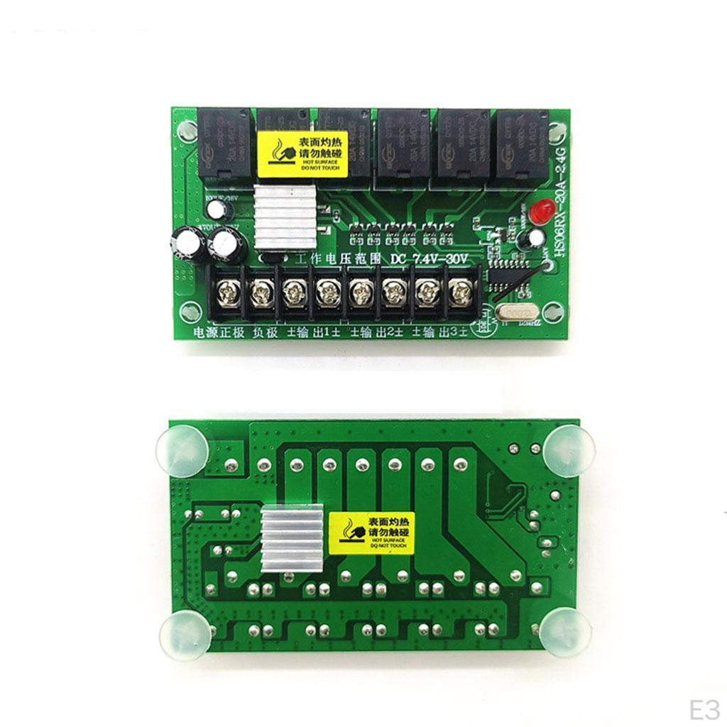 6 Channel RC Transmitter Receiver Controller for Remote boat Mixed Mode