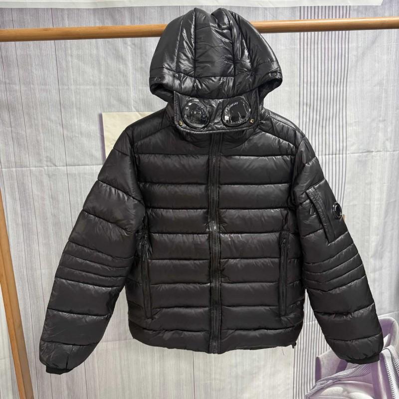 Mens Cotton Puffer Jacket With Patch Badge Hooded Loose Fit Streetwear Outdoor Winter Coat