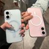 For Magsafe Ultra Thin Frameless Magnetic Wireless Charge Translucent Case For iPhone 17 16 15 14 13 12 11 Pro Max Matte Cover