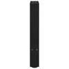 Vidaxl Nogi Do Stolika Kawowego, Czarne, 2 Szt., 38X(42-43) Cm, Stal