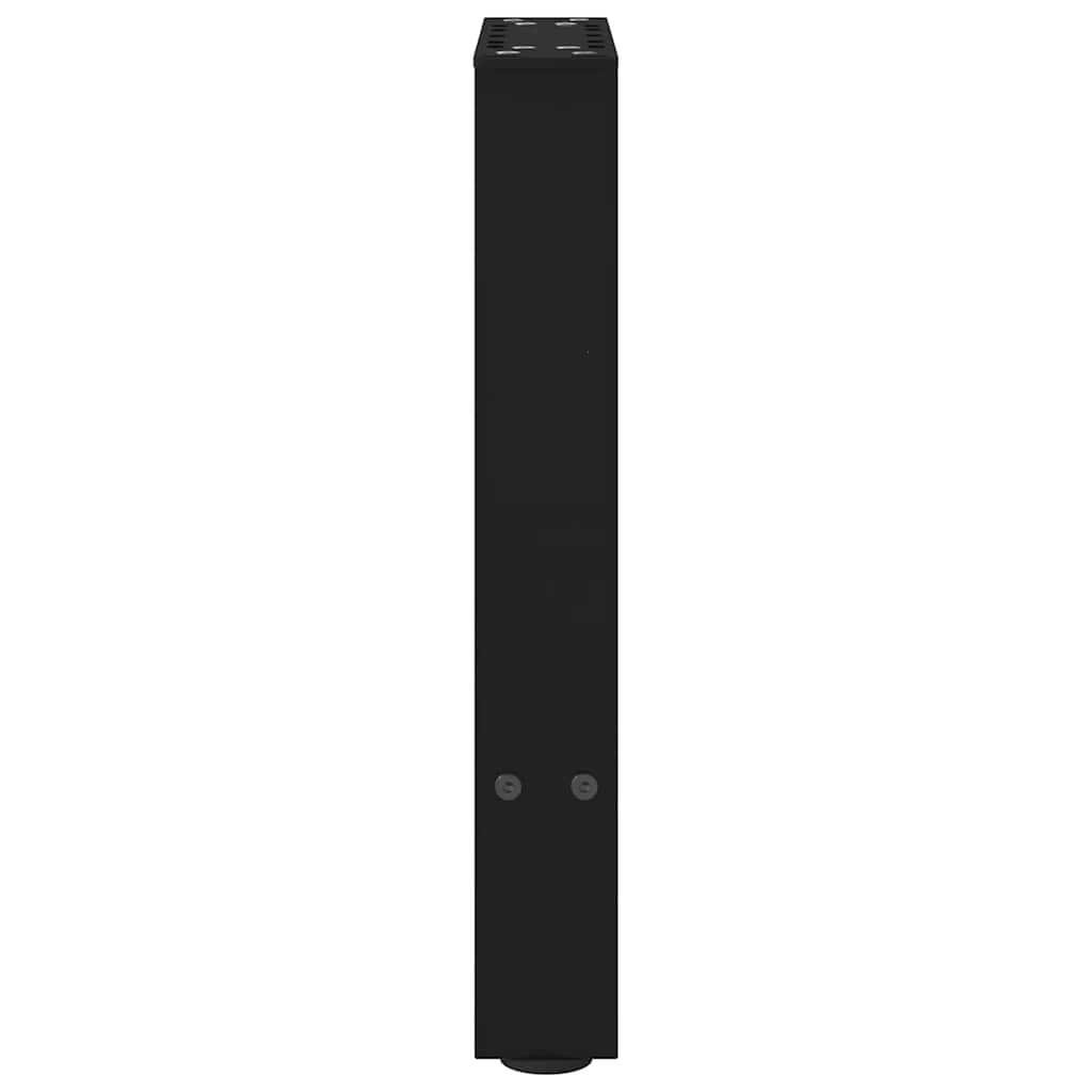 Vidaxl Nogi Do Stolika Kawowego, Czarne, 2 Szt., 38X(42-43) Cm, Stal
