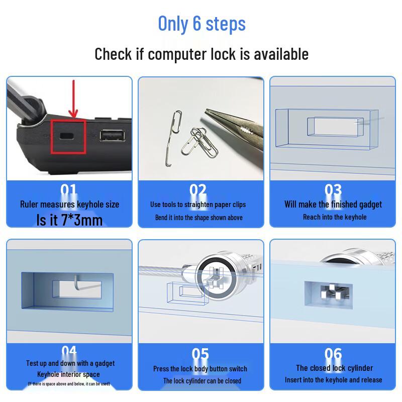HAILE Laptop Anti-Theft Security Locks