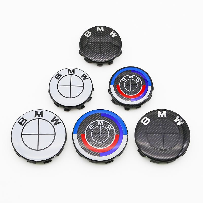 Car Wheel Center Caps 56mm 68mm E36 E46 For BMW M Performance Hubcap Cover E60 E90 E91 E92 E93 F30 F20 E87 M3 Auto Accessories