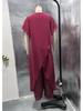 Damen 2025 Europäischer & Amerikanischer Chiffon Locker Unregelmäßig Langes Oberteil & Hosenanzug