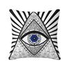 Custom Mediterranean Evil Eye Luxury Pillow Cover Home Decorative Turkish Amulet Culture Cushions for Sofa