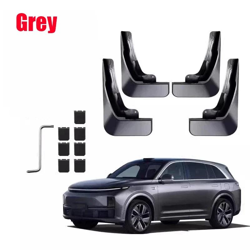 For Lixiang L6 Accessories 2024-2026 Li L6 4PCS Painted Front Mud Mudguard Splash Guard Rear Muds Fenders Wheels Car Accessories