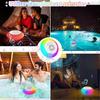 Portable Bluetooth Speaker Waterproof Wireless Shower Speaker High Stereo LED Light Powerful Suction Cup, Stereo, Radio, Pool Speaker