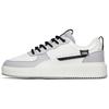 Milk Cap Slip Resistant Cushioning Abrasion Resistant Low Top Skateboard Shoes Men's White Gray 912228012-2
