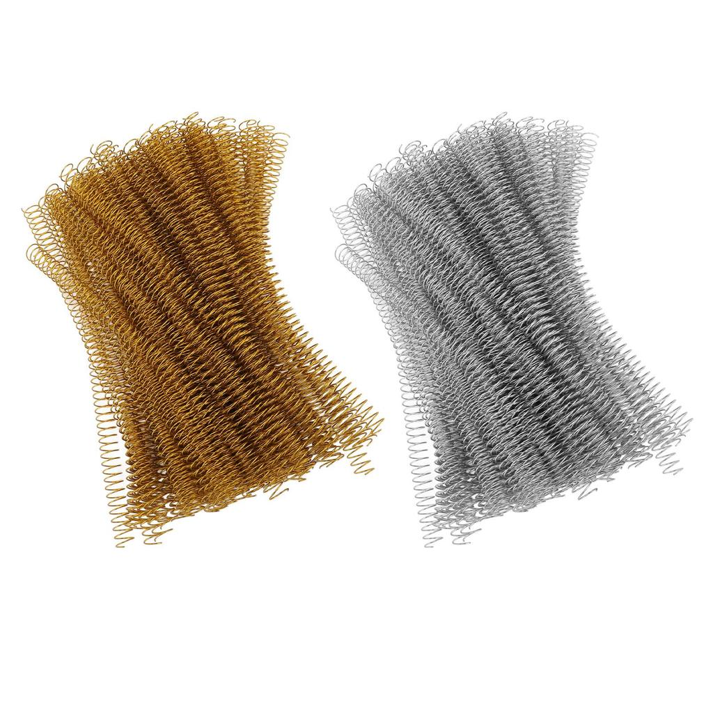 100 Stücke Spiralbindung Spulen Eisen Dia 14,3mm 9/16in 48 Zähne 4:1 Verhältnis 115 Blatt Kapazität für Papier