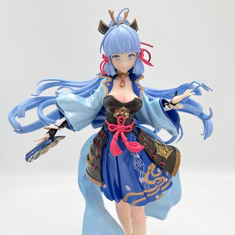27cm Impact Kamisato Ayaka Anime Figure Genshin Impact Paimon/Klee/Qiqi Action Figure Zhongli Figurine Adult Doll Toys