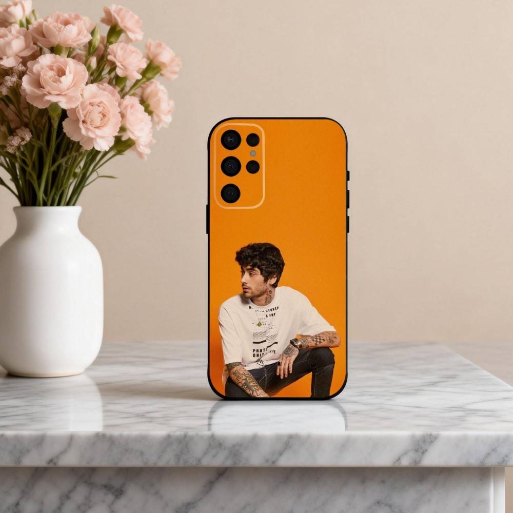 Singer Z-Zayn Malik Phone Case For Samsung S25,24,23,22,30,21,10,9,Ultra,Plus,Lite,FE,4,5 G Soft Black Case
