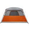 Family Tent for 6 Persons Orange Waterproof