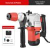 Dual-Use Electric Hammer & Pickaxe: Multi-Function High-Power Impact & Electric Drill for Concrete and Household Use.