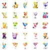 50 Beautiful Watercolor Series Various Cocktail Drinks Graffiti Stickers Waterproof Stickers