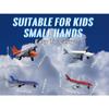 Toy Airplane 6 Pack Mini Diecast Airplanes,Aircraft Plane Playset Includes Glider Planes,Airlines Plane Toys for Birthday Party Favor Toys for Kids