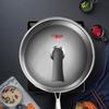 KOBACH 32cm 304 Stainless Steel Honeycomb Non-stick Wok