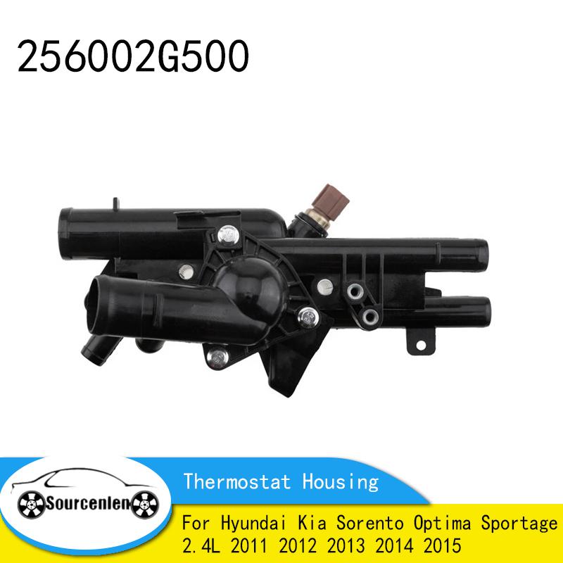 

New Radiator Thermostat Housing 256002G500 25600-2G500 for Hyundai Kia Sorento Optima Sportage 2.4L 2011 2012 2013 2014 2015
