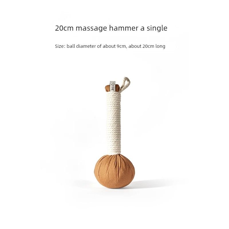 Chuxin Meridian Racket Eight Virtual Racket Health Care Meridian Pat Scrapping Rod Dedicated Fantastic Net Back Strap Massage Knocking Hammer Small Mugwort Massage Hammer - Single Pack