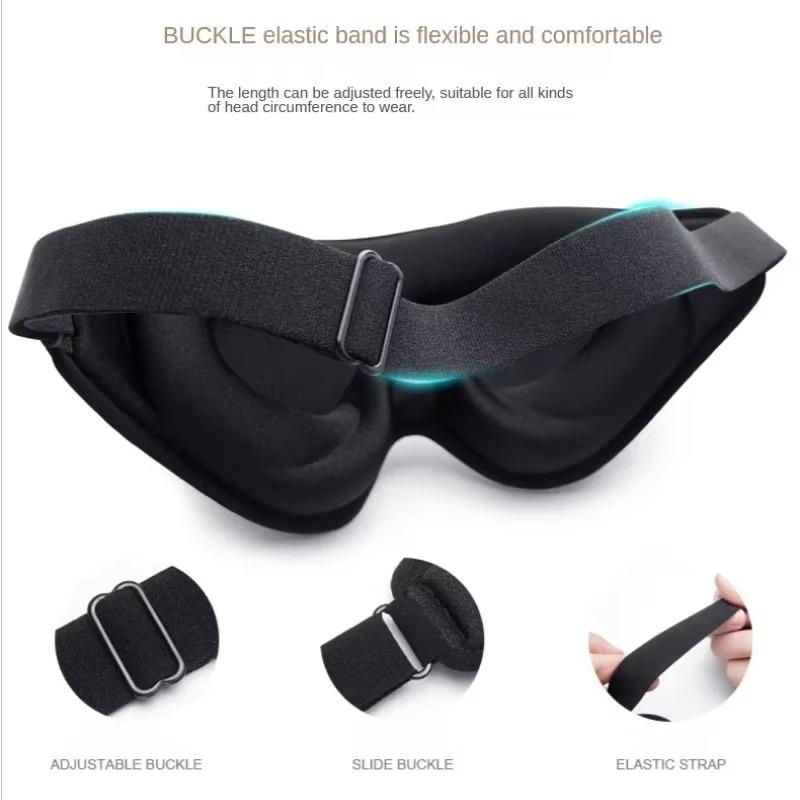 Maschera per Dormire 3D in Memory Foam Blocca Luce Maschera Occhi Ombretto Benda per Occhi Maschera Occhi Dormire Ausilio per il Sonno Mascherina Viso Cerotto per Occhi