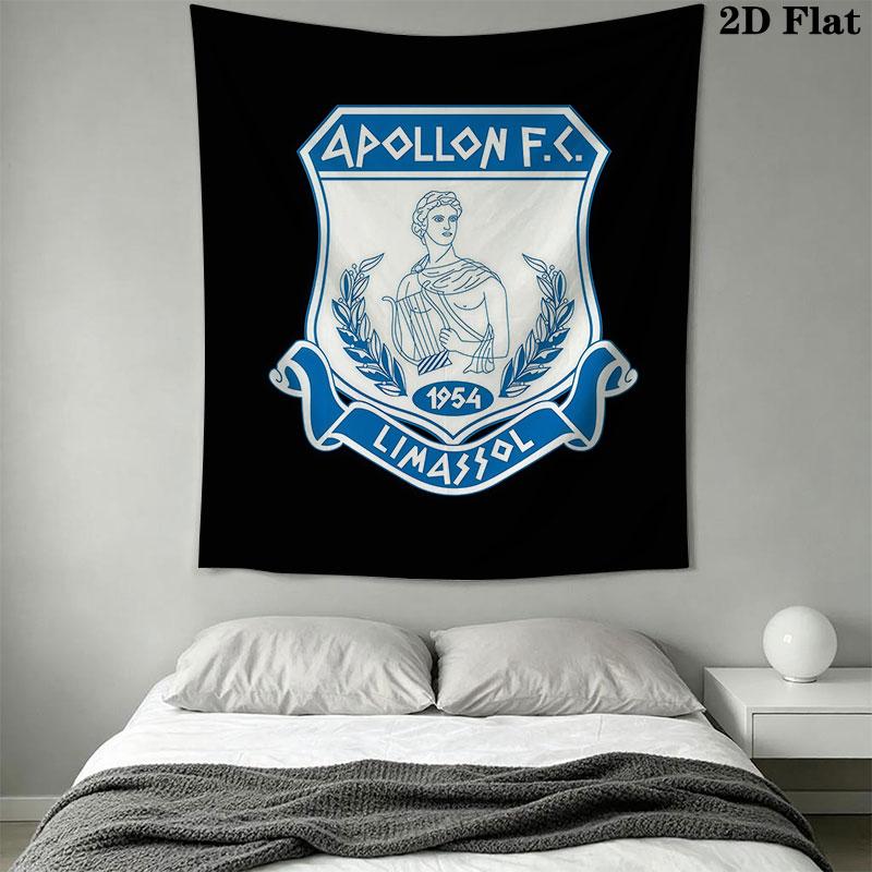 Apollon logo Wall Hanging Printed Fabric Blanket Decorative Tapestries for Bedroom Living Room Home Decor