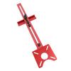 Router Milling Groove Bracket Aluminum Alloy Adjustable Multifunctional Cabinet Hardware Jig and Router Guide for