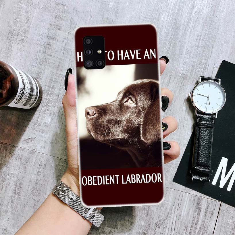 Labrador Retriever Labs Phone Case For Samsung Galaxy A12 A22 A32 A42 A52 A72 A51 A71 5G A41 A31 A21 A02S M12 M21 M31 M30S