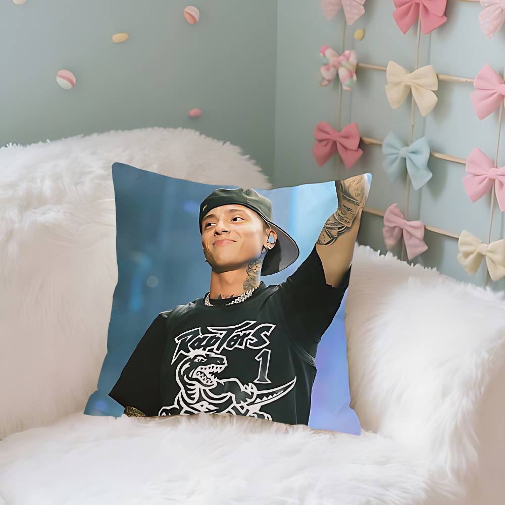 Central Cee Uk Rapper Case Plush Fabric Soft Pillowcase Double Sided Print Cushion Cover Household Gifts