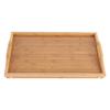 Portable Bamboo Wood Bed Tray Breakfast Laptop Desk Tea Food Serving Table Folding Leg