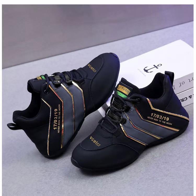 

Мужская обувь 2025 года, новый тренд, повседневная модная спортивная обувь, удобная и универсальная, производитель мужской обуви для пап 39 чёрный