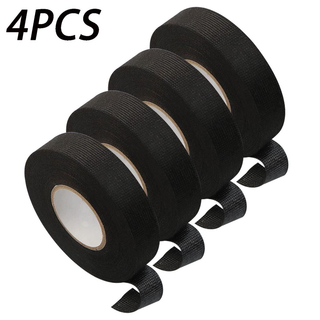 1-10PC Electrical Insulating Tape Heat Resistant Harness Tape 9/15/50MM Car Cable Harness Wiring Loom Protection Waterproof Tape