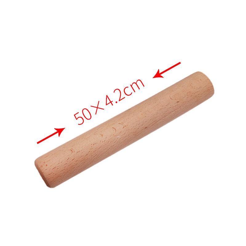 Yuzhu Xun Thickened Beech Rolling Pin