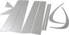 CT200h ZWA10 Stainless Steel Plated Pillar Panels Visor Set for CT200H and CT200 Ultra-Mirror (No Required) 10-Piece [PIL-SIL-017]