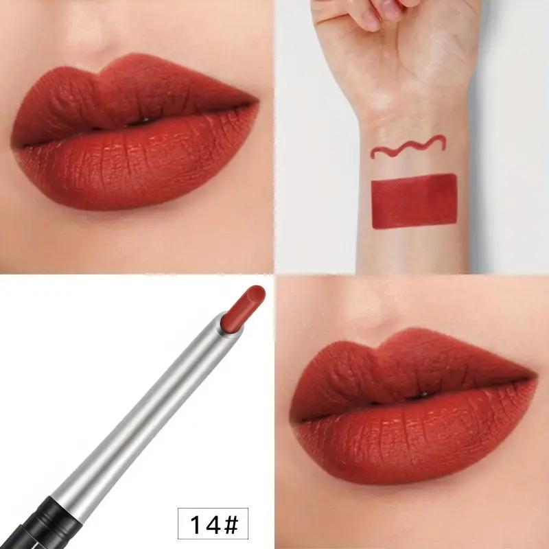17-Color Set Lip Liner Pencil -Velvety Texture, 24-Hour Long-Wear, Waterproof & Smudge-Resistant, Can Use For Lip & Eyes