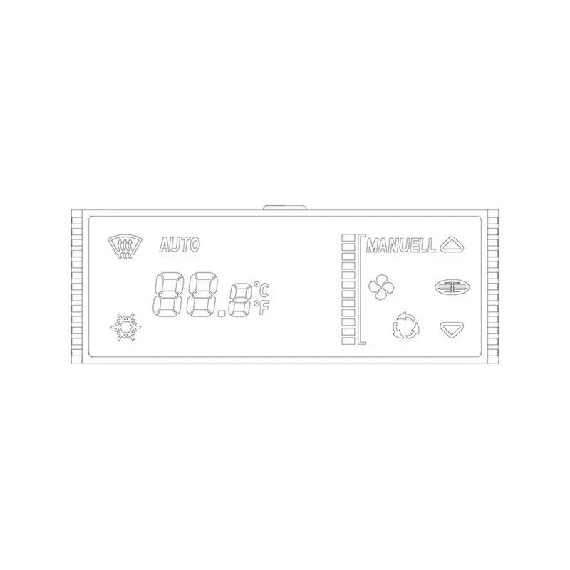 Car Heater A/C Temperature Climate Control LCD Display Screen Repair Kit For Porsche 911 (996) Boxster 986 LCD Display Screen US