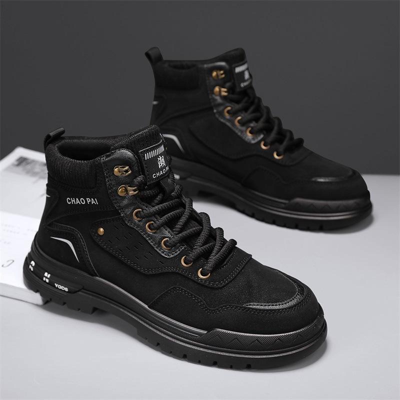 

Autumn High Top Men s Sports Martin Boots Fashion Versatile Height Increase Outdoor Leisure Travel Tide Boots Men s Boots 39