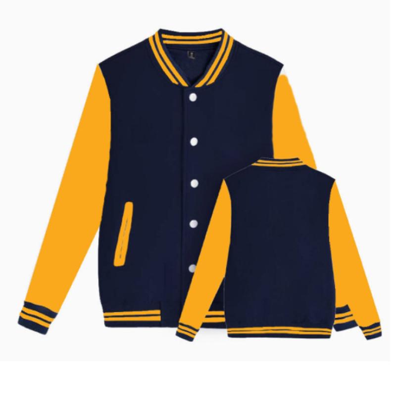 Solid Color Jacket Baseball Clothing Workwear Baseball Shirt Women's Cardigan Coat
