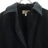 ARMANI JEANS 90s Made in Italy Old Stainless collar coat 44 black Women Used