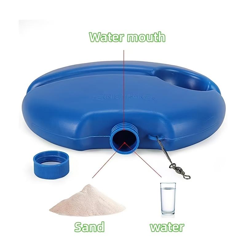 Solo Tennis Trainer Rebound Base Self-Practice Training Tool with Ball Elastic Rope for All Skill Levels for Indoor Outdoor