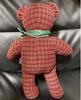 [USED] Familiar Teddy Bear, Red Check