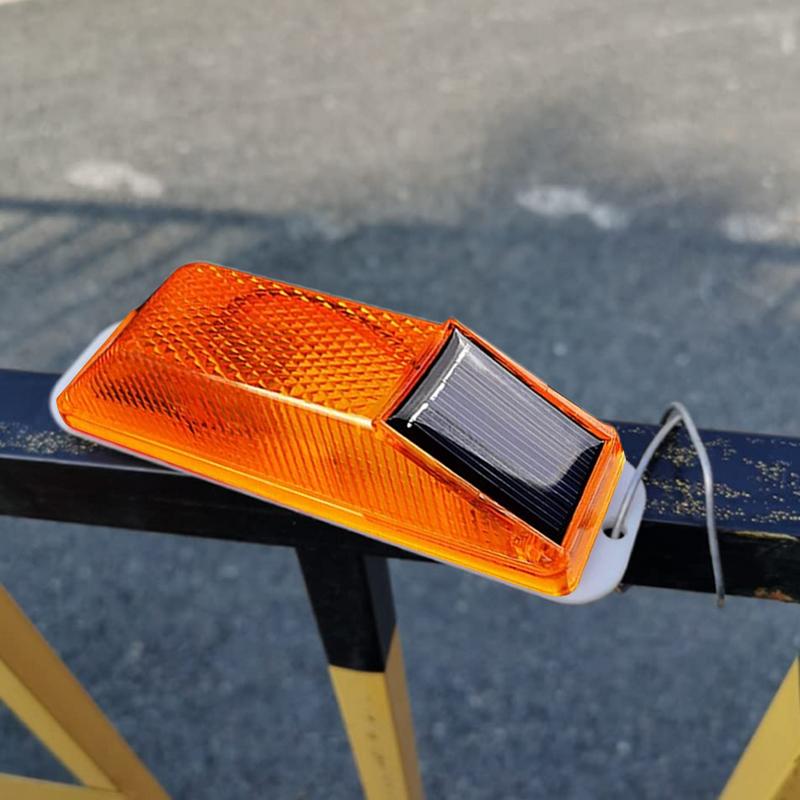 LED Solar Strobe Light Warning Lamp For Driving Traffic Safety Cautionled Solar Powered Flash Waterproof Traffic Caution Light