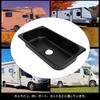 Camper Sink, Inlaid RV Sink, Heat-Resistant, Scratch-Resistant, Easy To Clean, Rust-Resistant, Yacht Sink, 40mm (Spray-Coated Black (GR-))