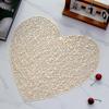 Light Luxury Placemat Table Mat Wide Application PVC Table Decor Round Protector Mat Heat Resistant Pad for Kitchen Accessories