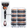 German-Quality Manual Razor: Old-Fashioned 5-Layer Blade for Men, Universal Fit