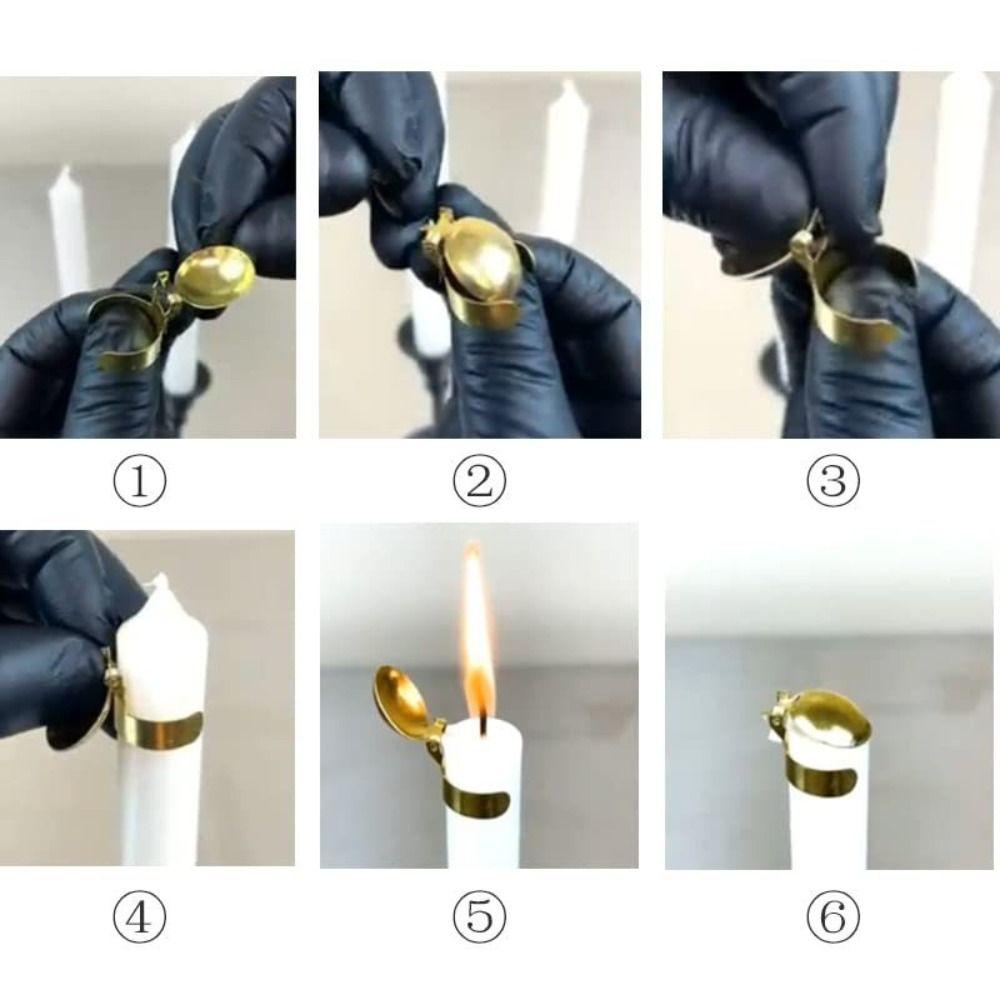 Mini Candle Automatic Extinguisher Candle Snuffer Candle Wick Trimmer Taper Candle Snuffer Fire
