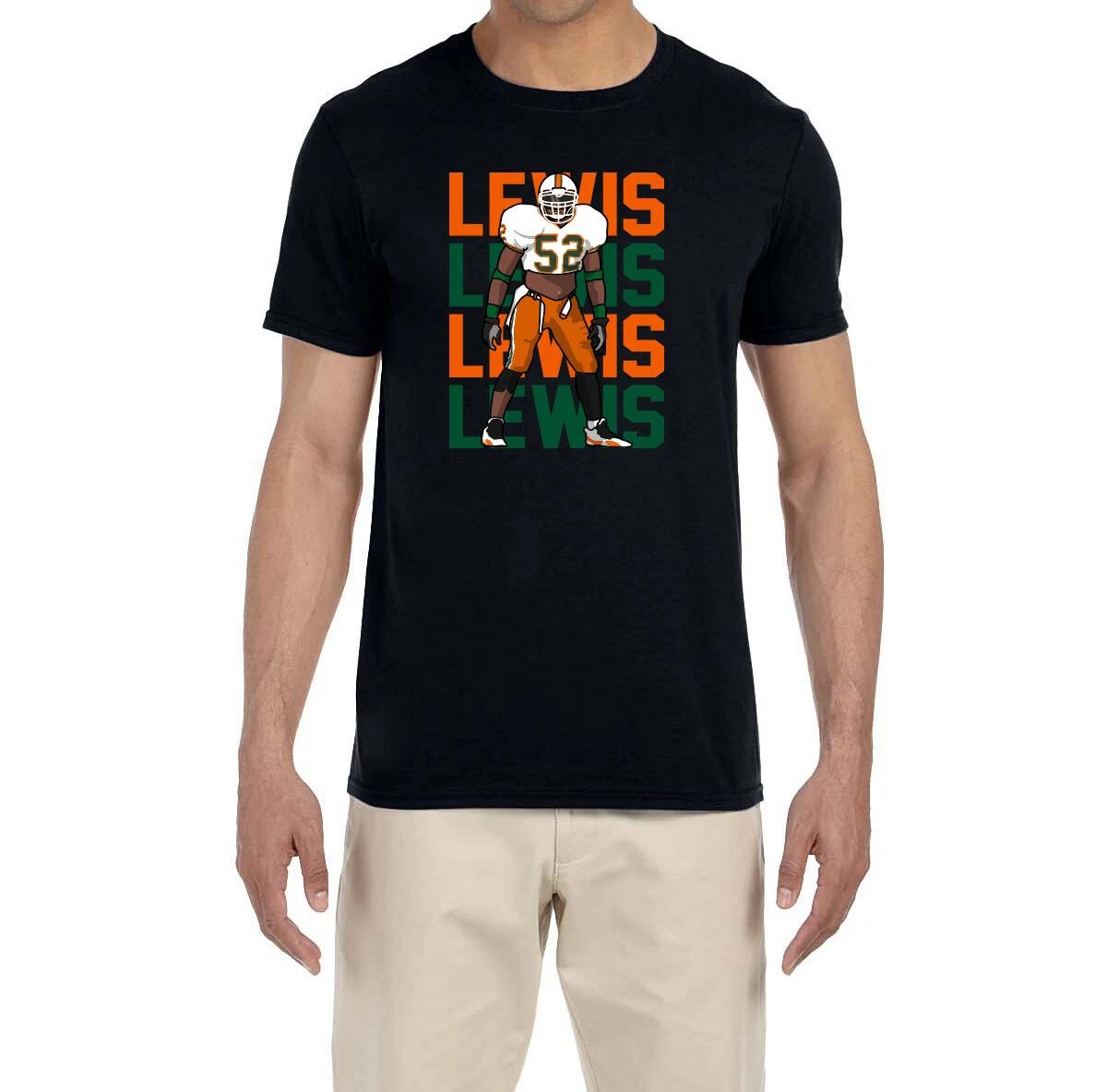 Ray Lewis Text Pic T-Shirt XL